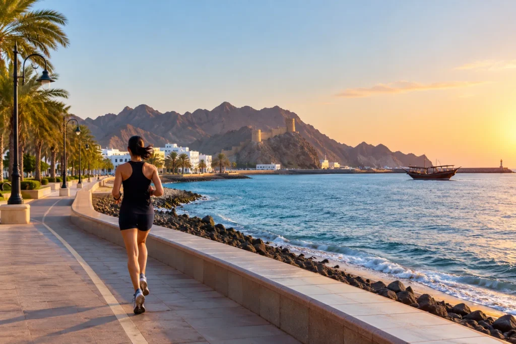 Where Can You Run Along the Beach or Waterfront in Muscat?