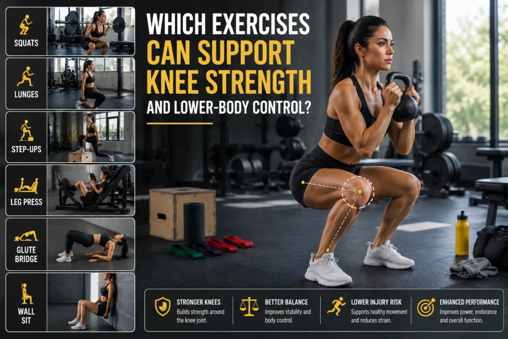 Which Exercises Can Support Knee Strength and Lower-Body Control