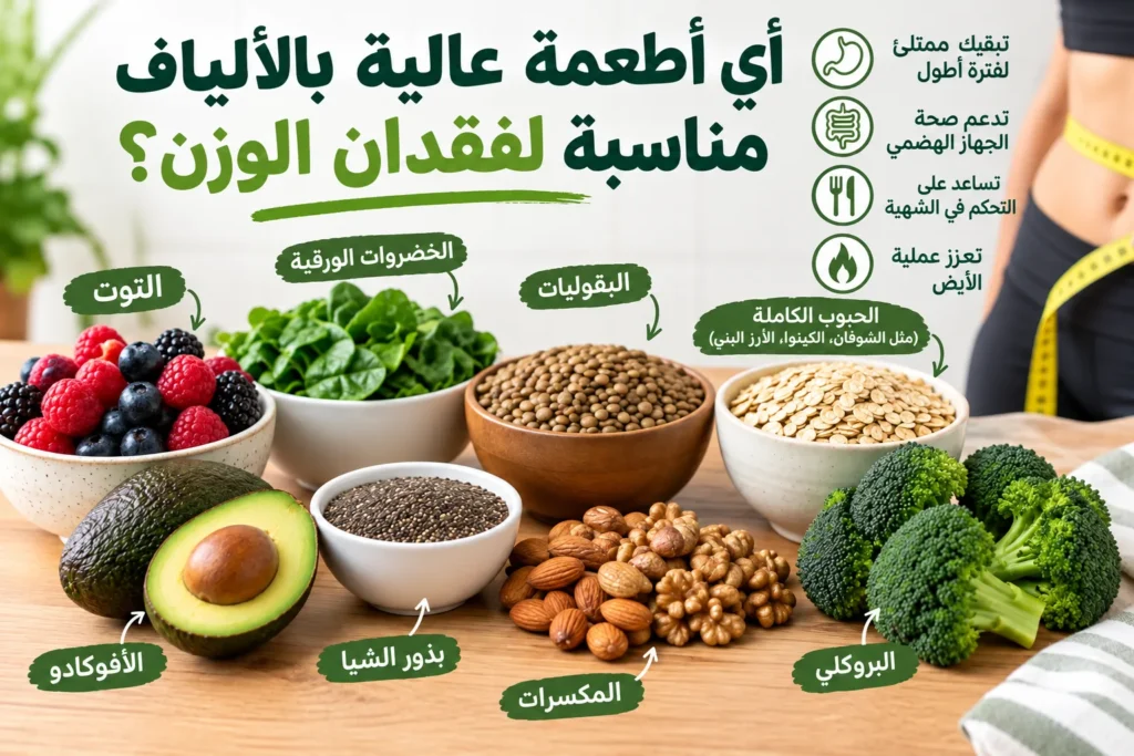 الألياف لخسارة الدهون